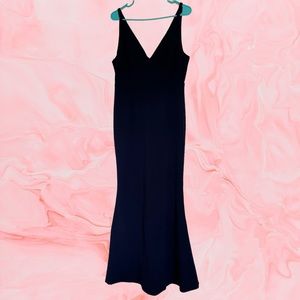 Melora Navy Sleeveless Maxi Dress